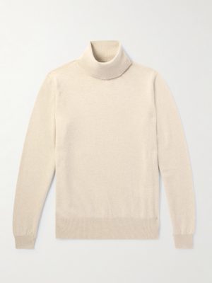 Slim-Fit Baby Cashmere Rollneck Sweater Slim-Fit Baby Cashmere Rollneck Sweater