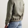 Rain System® Linen Bomber Jacket - BK Rain System® Linen Bomber Jacket - BK