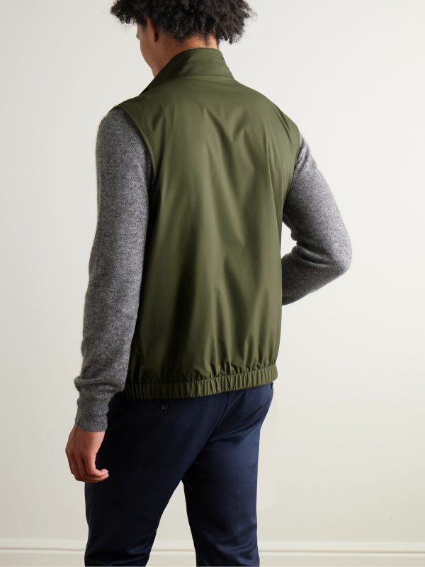 Slim-Fit Reversible Storm System® Shell and Super Wish® Virgin Wool Gilet - BK