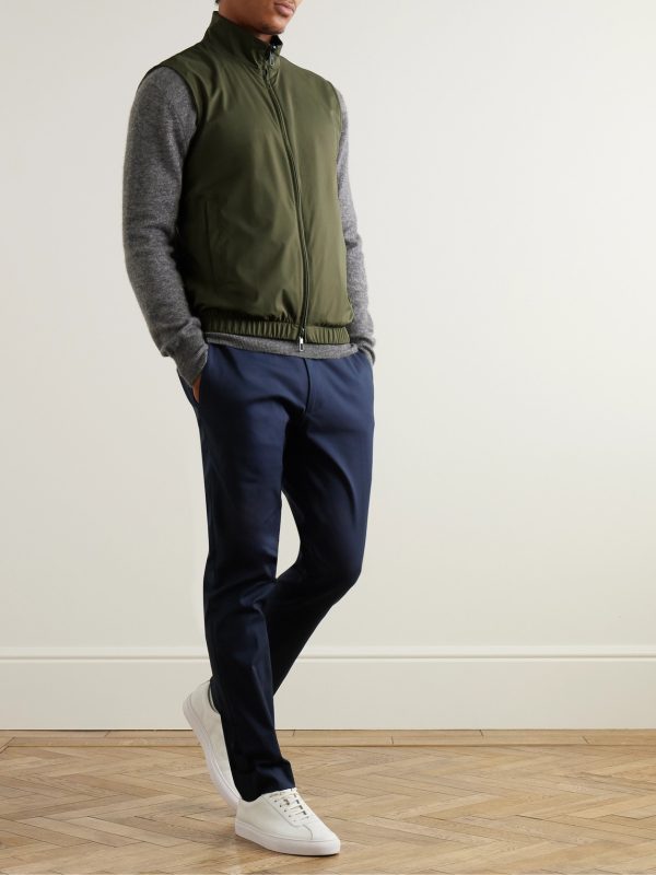 Slim-Fit Reversible Storm System® Shell and Super Wish® Virgin Wool Gilet - OU