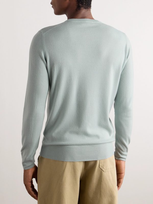 Girocollo Slim-Fit Baby Cashmere Sweater - BK Girocollo Slim-Fit Baby Cashmere Sweater - BK