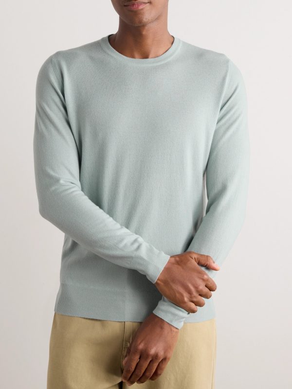 Girocollo Slim-Fit Baby Cashmere Sweater - FR Girocollo Slim-Fit Baby Cashmere Sweater - FR