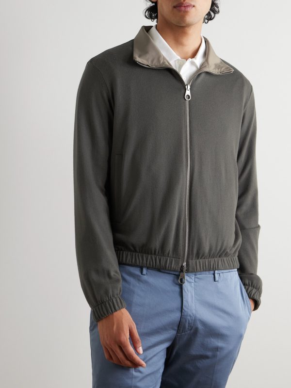 Reversible Windmate® Storm System® Shell and Cashmere Bomber Jacket - E2 Reversible Windmate® Storm System® Shell and Cashmere Bomber Jacket - E2