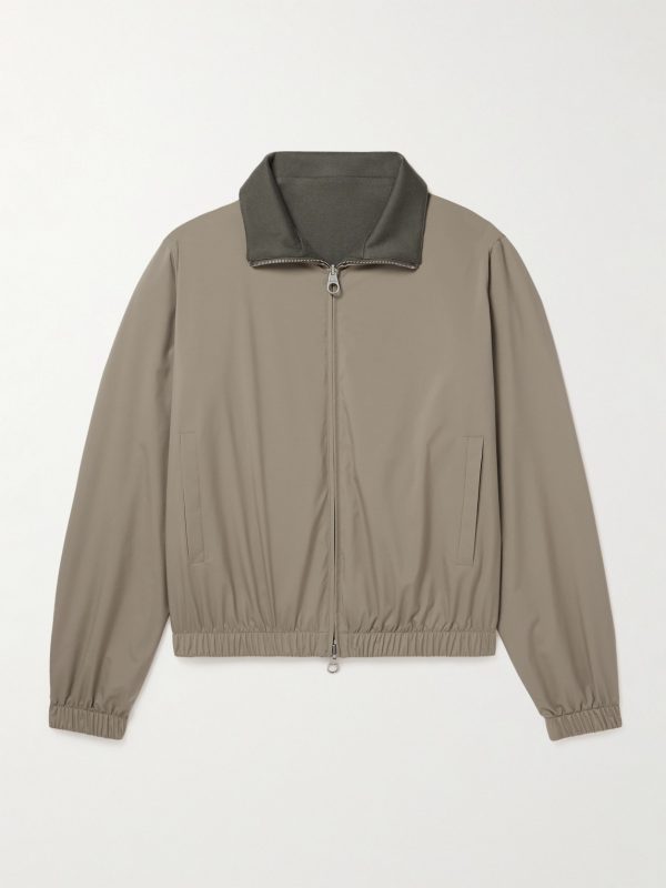Reversible Windmate® Storm System® Shell and Cashmere Bomber Jacket Reversible Windmate® Storm System® Shell and Cashmere Bomber Jacket