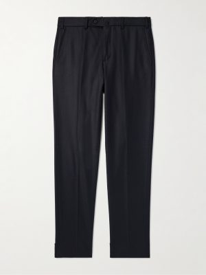 Carlo Straight-Leg Wool and Cashmere-Blend Flannel Trousers Carlo Straight-Leg Wool and Cashmere-Blend Flannel Trousers