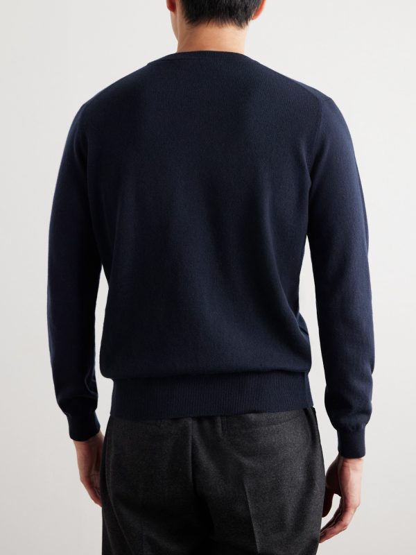 Slim-Fit Baby Cashmere Sweater - BK Slim-Fit Baby Cashmere Sweater - BK