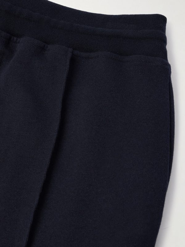 Whitney Tapered Cotton, Silk and Cashmere-Blend Jersey Sweatpants - CU Whitney Tapered Cotton, Silk and Cashmere-Blend Jersey Sweatpants - CU
