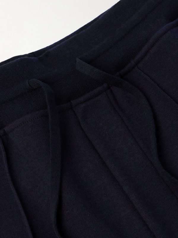 Whitney Tapered Cotton, Silk and Cashmere-Blend Jersey Sweatpants - E1 Whitney Tapered Cotton, Silk and Cashmere-Blend Jersey Sweatpants - E1