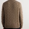 Napier Cable-Knit Baby Cashmere Sweater - BK