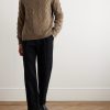 Napier Cable-Knit Baby Cashmere Sweater - OU