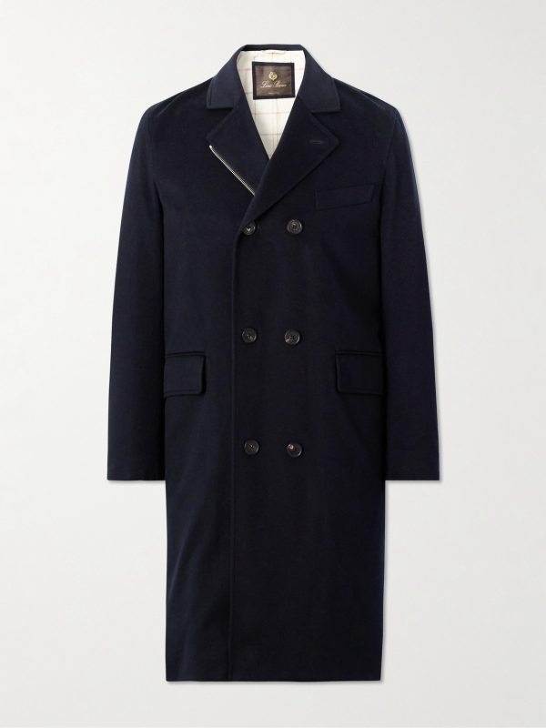 Winton Double-Breasted Cashmere Coat Winton Double-Breasted Cashmere Coat
