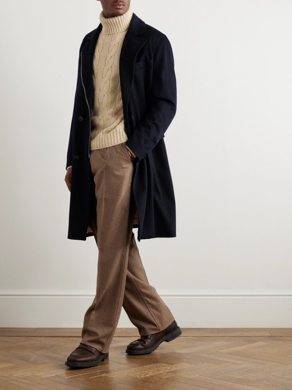 Winton Double-Breasted Cashmere Coat - OU Winton Double-Breasted Cashmere Coat - OU
