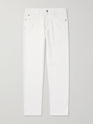 Quarona Slim-Fit Stretch-Cotton Twill Trousers Quarona Slim-Fit Stretch-Cotton Twill Trousers