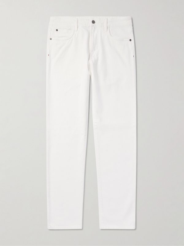 Quarona Slim-Fit Stretch-Cotton Twill Trousers Quarona Slim-Fit Stretch-Cotton Twill Trousers