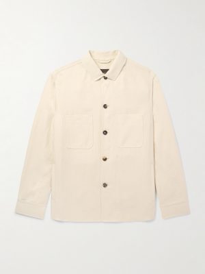 Evando Linen-Twill Overshirt Evando Linen-Twill Overshirt