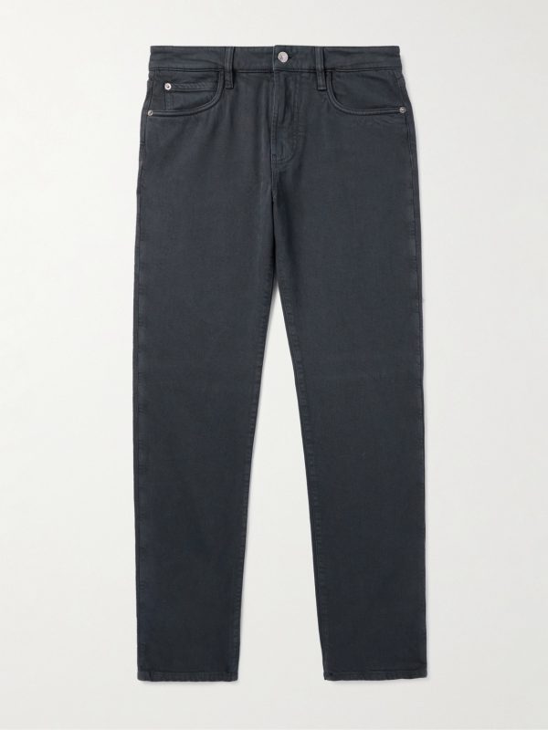 Quarona Slim-Fit Stretch-Cotton Twill Trousers Quarona Slim-Fit Stretch-Cotton Twill Trousers