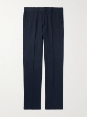 Jarno Austin Straight-Leg Stretch-Cotton Twill Trousers