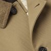 Barth Caban Felt and Leather-Trimmed Cotton-Gabardine Jacket - CU