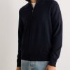 Slim-Fit Baby Cashmere Half-Zip Sweater - FR