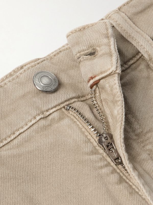 Quarona Slim-Fit Stretch-Cotton Twill Trousers - E1 Quarona Slim-Fit Stretch-Cotton Twill Trousers - E1