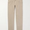 Quarona Slim-Fit Stretch-Cotton Twill Trousers Quarona Slim-Fit Stretch-Cotton Twill Trousers