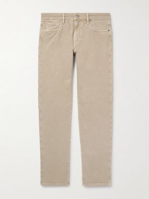 Quarona Slim-Fit Stretch-Cotton Twill Trousers Quarona Slim-Fit Stretch-Cotton Twill Trousers