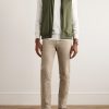 Quarona Slim-Fit Stretch-Cotton Twill Trousers - OU Quarona Slim-Fit Stretch-Cotton Twill Trousers - OU
