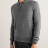 Camino Brushed Cashmere and Silk-Blend Polo Shirt - FR