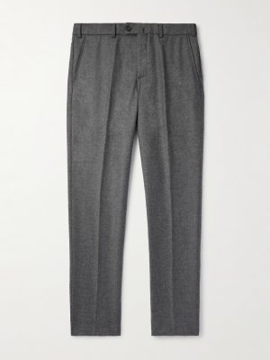 Carlo Straight-Leg Wool and Cashmere-Blend Flannel Trousers Carlo Straight-Leg Wool and Cashmere-Blend Flannel Trousers
