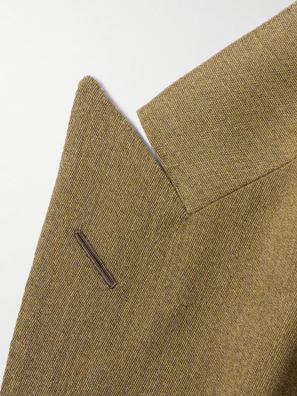 Double-Breasted Virgin Wool-Twill Suit Jacket - E1