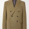 Double-Breasted Virgin Wool-Twill Suit Jacket