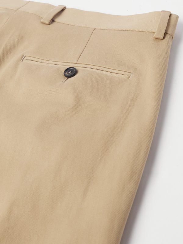 Jarno Austin Straight-Leg Stretch-Cotton Twill Trousers - CU