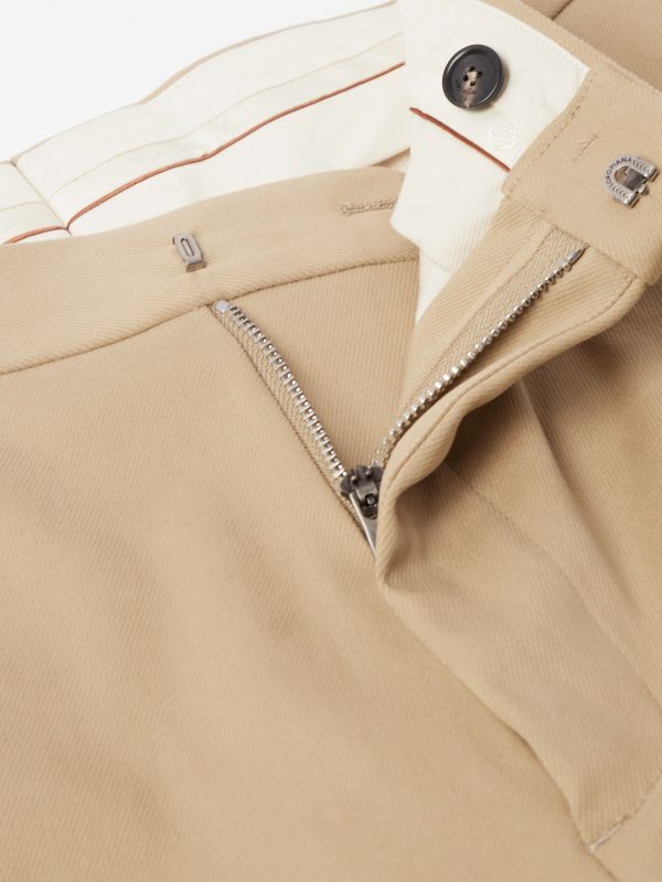 Jarno Austin Straight-Leg Stretch-Cotton Twill Trousers - E1