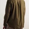 Elia Grandad-Collar Virgin Wool and Cashmere-Blend Shirt - BK Elia Grandad-Collar Virgin Wool and Cashmere-Blend Shirt - BK