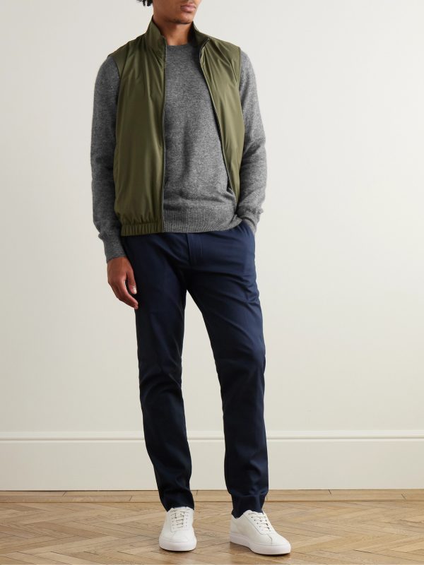 Brushed Cashmere and Silk-Blend Sweater - OU