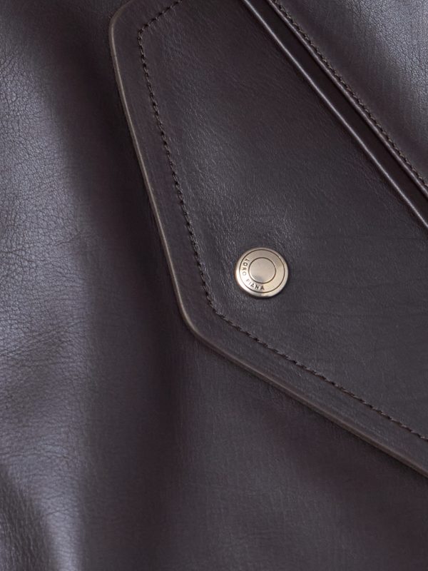 Johnie Leather Bomber Jacket - E1 Johnie Leather Bomber Jacket - E1