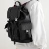 Leather-Trimmed Monogrammed Supreme Coated-Canvas Backpack - OU