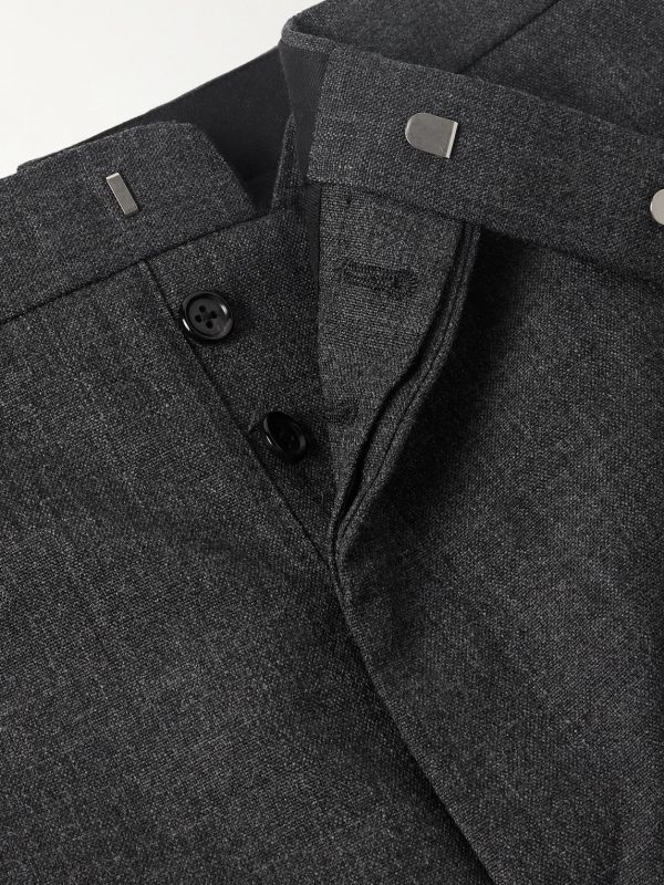 Straight-Leg Virgin Wool Trousers - E1 Straight-Leg Virgin Wool Trousers - E1