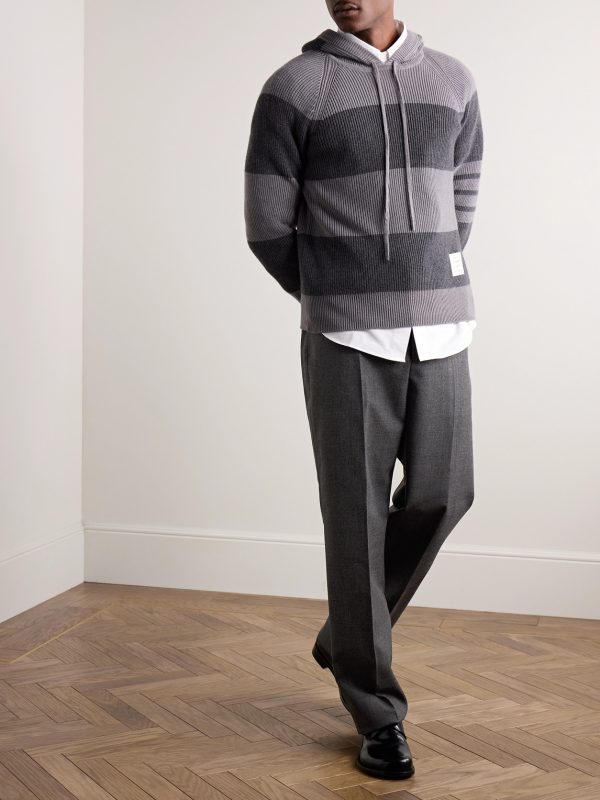 Straight-Leg Virgin Wool Trousers - OU Straight-Leg Virgin Wool Trousers - OU