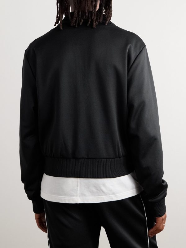 Logo-Appliquéd Jersey Track Jacket - BK