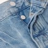 Straight-Leg Logo-Appliquéd Distressed Embroidered Jeans - E1 Straight-Leg Logo-Appliquéd Distressed Embroidered Jeans - E1