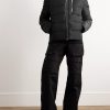 Quilted Kinetix Faille Hooded Down Jacket - OU Quilted Kinetix Faille Hooded Down Jacket - OU