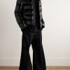 Quilted Glossed-Shell Hooded Down Jacket - OU Quilted Glossed-Shell Hooded Down Jacket - OU
