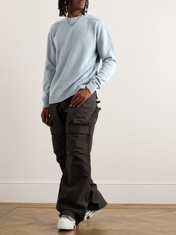 Boiled Cashmere and Wool-Blend Sweater - OU Boiled Cashmere and Wool-Blend Sweater - OU