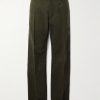 Geth Straight-Leg Brushed Cotton-Twill Trousers Geth Straight-Leg Brushed Cotton-Twill Trousers