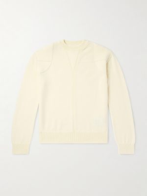 Panelled Virgin Wool-Blend Sweater