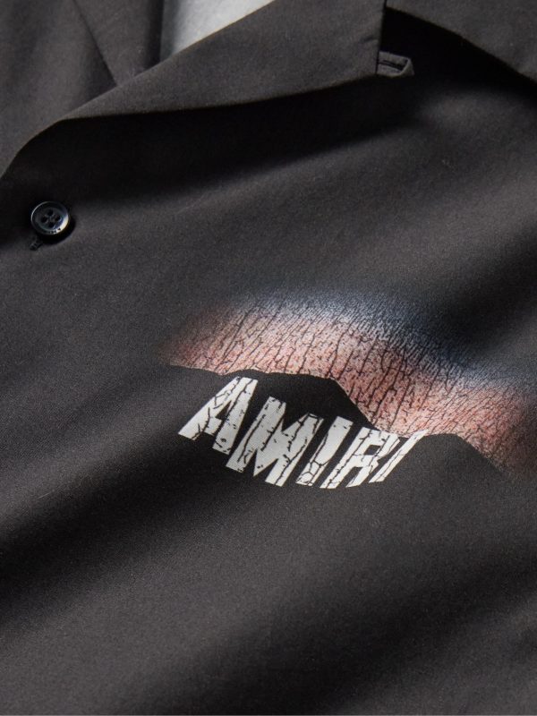 Camp-Collar Logo-Print Cotton-Poplin Shirt - CU Camp-Collar Logo-Print Cotton-Poplin Shirt - CU