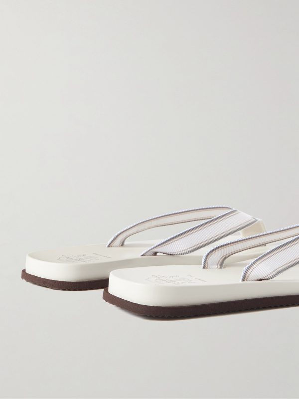 Pool Grosgrain Flip Flops - BK