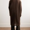 + Bonotto Oversized Melton Wool Coat - BK + Bonotto Oversized Melton Wool Coat - BK