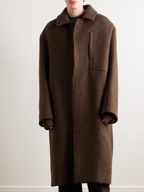 + Bonotto Oversized Melton Wool Coat - FR + Bonotto Oversized Melton Wool Coat - FR
